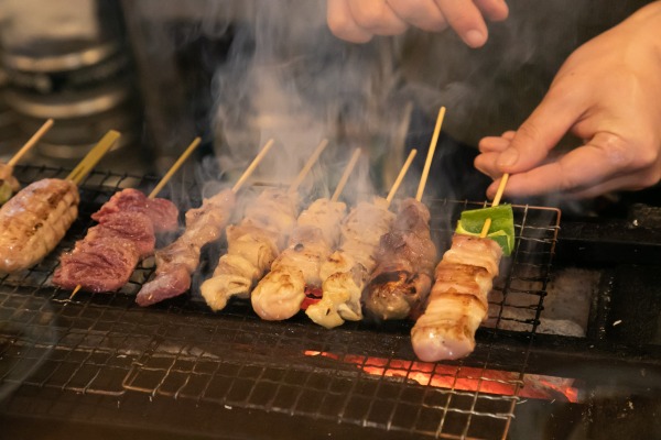 炭と焼き加減